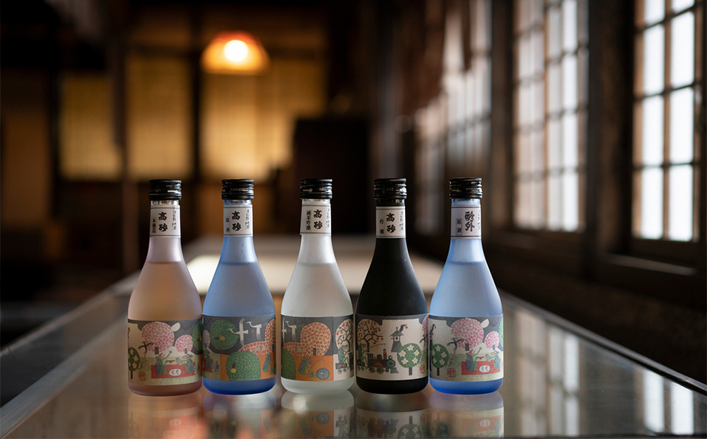 安野光雅デザインラベル　原酒5本セット